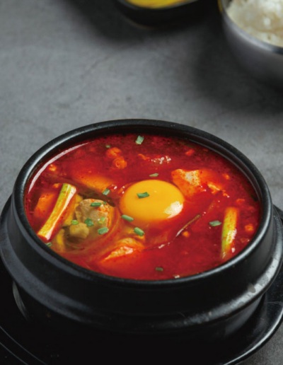 Soondoobu Jjigae with Sotbab